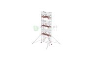 ALTREX Rusztowanie aluminiowe Altrex 4100-S PLUS z poręczą Safe-Quick (0,90x2,45m) Wys.Rob. 9,20m T415110 - NOWA NORMA